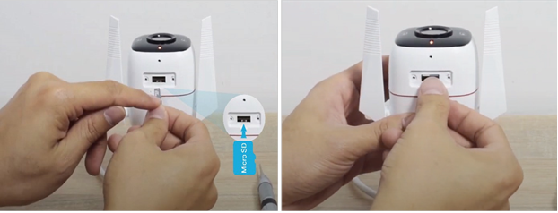 TP-Link - Tapo C325WB - Install a microSD Card - Step 2 Install a microSD Card - Step 2