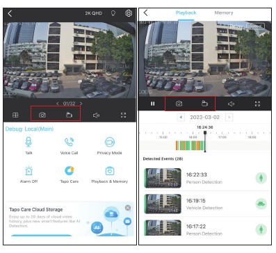 TP-Link - Tapo C325WB - Manual Recording - Step 1 Manual Recording - Step 1