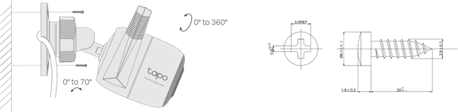 TP-Link - Tapo C325WB - Mount Your Camera - Step 1 Mount Your Camera - Step 1