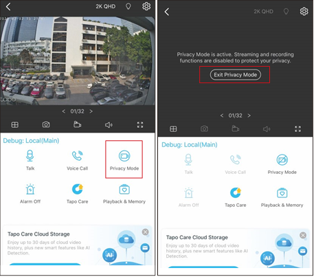 TP-Link - Tapo C325WB - Privacy Mode Privacy Mode