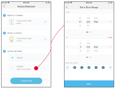 TP-Link - KC105 V2 - Configure Motion Sensing - Step 2 Configure Motion Sensing - Step 2