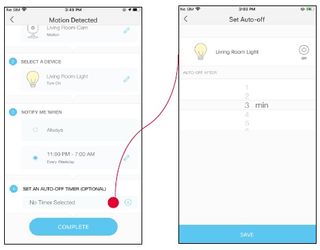 TP-Link - KC105 V2 - Configure Motion Sensing - Step 3 Configure Motion Sensing - Step 3