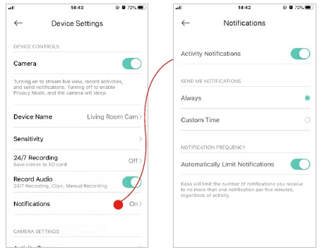 TP-Link - KC105 V2 - Manage Device Settings - Step 3 Manage Device Settings - Step 3