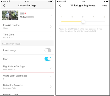 TP-Link - Tapo C320WS - Adjust White Light Brightness Adjust White Light Brightness