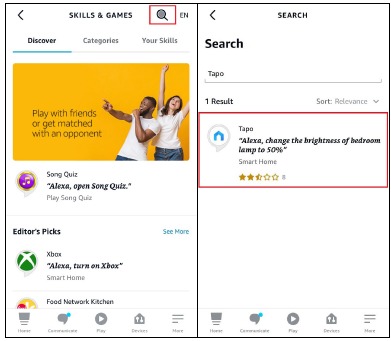 TP-Link - Tapo C320WS - EnterTapo in the search bar and choose Tapo. EnterTapo in the search bar and choose Tapo.
