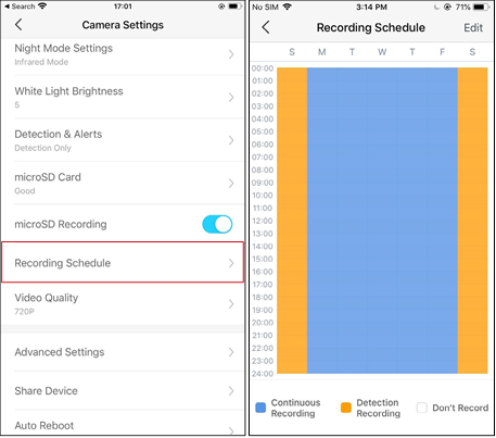 TP-Link - Tapo C320WS - Step 4: Set Recording Schedule Step 4: Set Recording Schedule