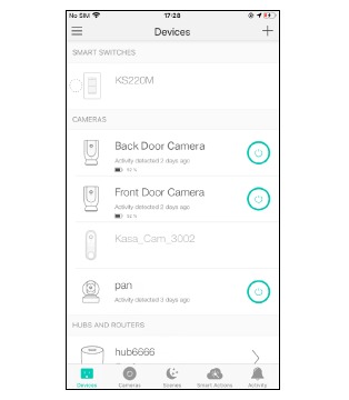 TP-Link - KC300S2 - View Smart Devices List View Smart Devices List