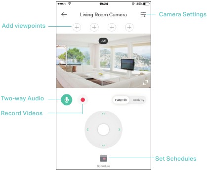 TP-Link - KC110 - View the Live Video View the Live Video