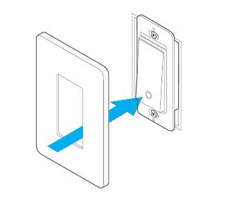 TP-Link - Tapo S500 - Attach the Wallplate and Turn on Power Attach the Wallplate and Turn on Power