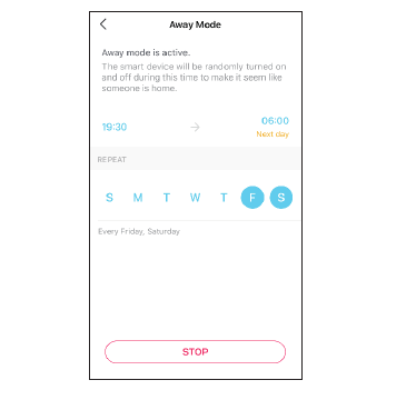 TP-Link - Tapo S500 - Away Mode - Step 3 Away Mode - Step 3
