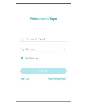 TP-Link - Tapo S500 - Log In Log In