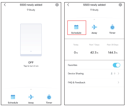 TP-Link - Tapo S500 - Schedule - Step 1 Schedule - Step 1