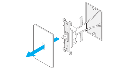 TP-Link - Tapo S500 - Turn Off Power and Remove the Wallplate Turn Off Power and Remove the Wallplate
