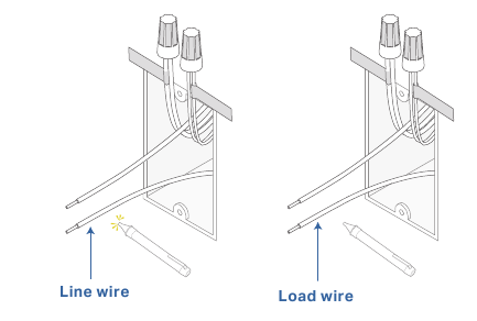 TP-Link - Tapo S505D - Identify Line and Load wires Identify Line and Load wires