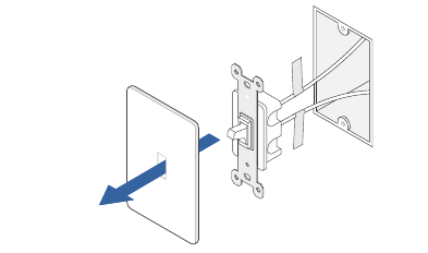 TP-Link - Tapo S505D - Turn Off Power and Remove the Wallplate Turn Off Power and Remove the Wallplate
