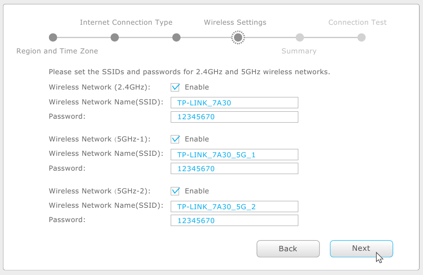 TP-Link - AC3200 - Configuring the Router - Step 7 Configuring the Router - Step 7