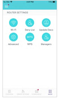 TP-Link - Deco X95 - Deny List - Select the Deny List Deny List - Select the Deny List