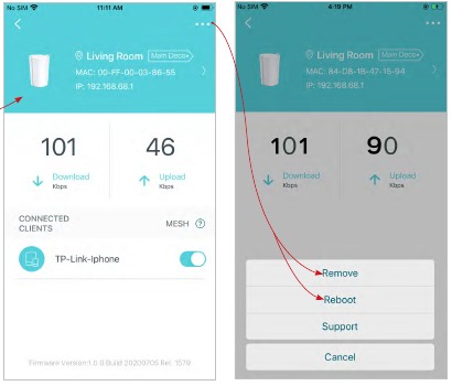 TP-Link - Deco X95 - Remove/Reboot Deco - Step 3 Remove/Reboot Deco - Step 3