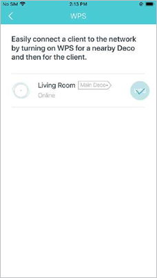TP-Link - Deco X95 - WPS - Step 3 WPS - Step 3