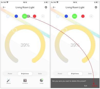 TP-Link - KL420L5 - Delete Presets Delete Presets