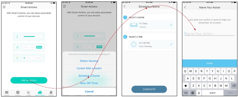 TP-Link - KL420L5 - Schedule A Scene Schedule A Scene