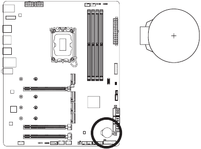 Gigabyte - Z790 AORUS ELITE AX - BAT (Battery) BAT (Battery)