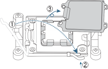 Gigabyte - B650 AORUS ELITE AX - Installing the CPU - Step 3 Installing the CPU - Step 3