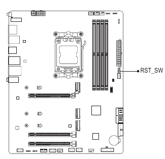Gigabyte - B650 AORUS ELITE AX - Onboard Buttons and LEDs - Quick Button Onboard Buttons and LEDs - Quick Button