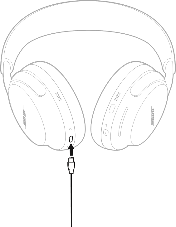 Bose - QuietComfort Ultra Headphones - CHARGE THE HEADPHONES CHARGE THE HEADPHONES