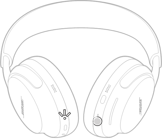 Bose - QuietComfort Ultra Headphones - POWER OFF POWER OFF