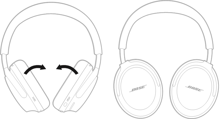 Bose - QuietComfort Ultra Headphones - STORE THE HEADPHONES - Step 2 STORE THE HEADPHONES - Step 2