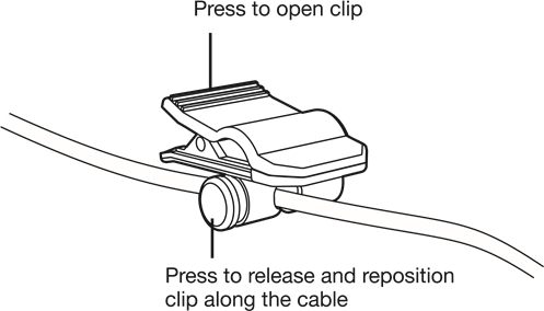 Bose - A20 - Clothing clips Clothing clips