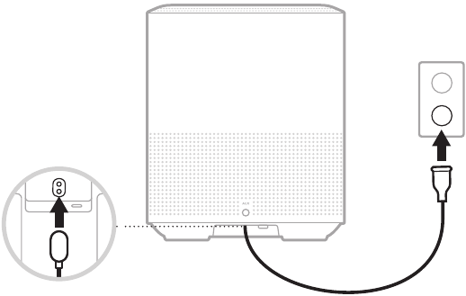 Bose - Home Speaker 500 - Connect to Power Connect to Power