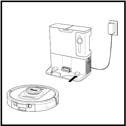 Shark - Detect Pro RV2820AE - CHARGING - Auto-return to the base CHARGING - Auto-return to the base