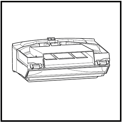 Shark - Detect Pro RV2820AE - CLEANING THE UNIT FILTER - Step 1 CLEANING THE UNIT FILTER - Step 1