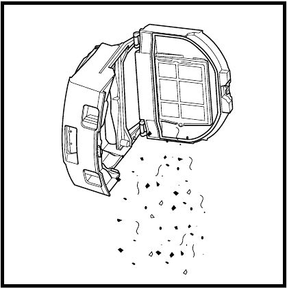 Shark - Detect Pro RV2820AE - CLEANING THE UNIT FILTER - Step 2 CLEANING THE UNIT FILTER - Step 2