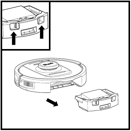 Shark - Detect Pro RV2820AE - EMPTYING THE UNIT DUST BIN - Step 1 EMPTYING THE UNIT DUST BIN - Step 1