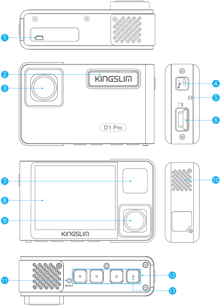 Kingslim - D1 PRO - CAMERA OVERVIEW CAMERA OVERVIEW