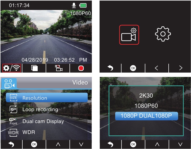 Kingslim - D1 PRO - Dual Recording - Step 2 Dual Recording - Step 2