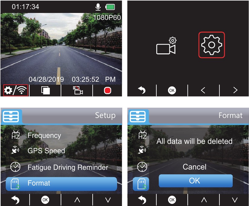 Kingslim - D1 PRO - FORMAT MEMORY CARD FORMAT MEMORY CARD