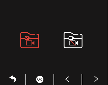 Kingslim - D1 PRO - Playing back Locked Videos - Step 2 Playing back Locked Videos - Step 2