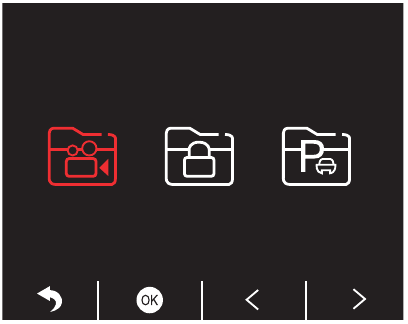 Kingslim - D1 PRO - Playing back Videos on Dash Camera - Step 2 Playing back Videos on Dash Camera - Step 2