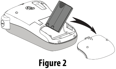 Dymo - LabelManager 260P - Inserting the Battery Pack Inserting the Battery Pack