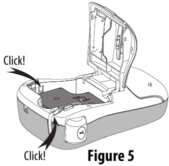 Dymo - LabelManager 260P - Inserting the Label Cassette - Step 3 Inserting the Label Cassette - Step 3