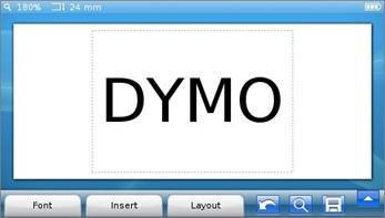 Dymo - LabelManager 500TS - Editing Your Label Editing Your Label