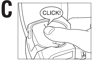 Dymo - LetraTag XR - Step Two - insert the cassette Step Two - insert the cassette