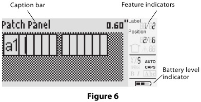 Dymo - Rhino 5200 - LCD Display Overview LCD Display Overview