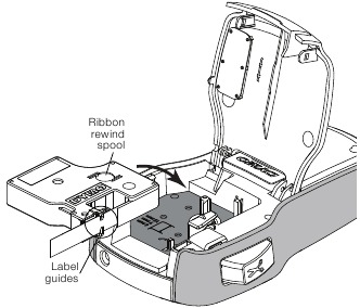 Dymo - COLORPOP! - To insert the label cassette To insert the label cassette