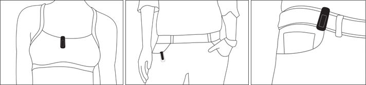 Fitbit - Inspire - Clip Placement Clip Placement