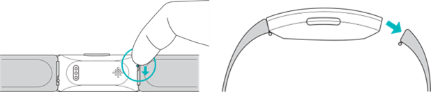 Fitbit - Inspire - Remove a band Remove a band